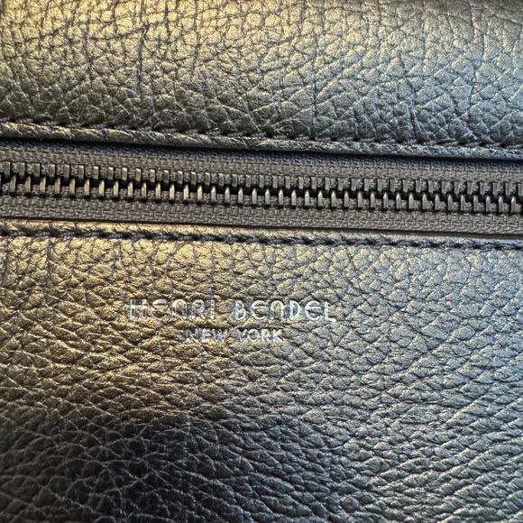 Henri Bendel Metallic Studded Flap Crossbody NWT - Picture 4 of 13